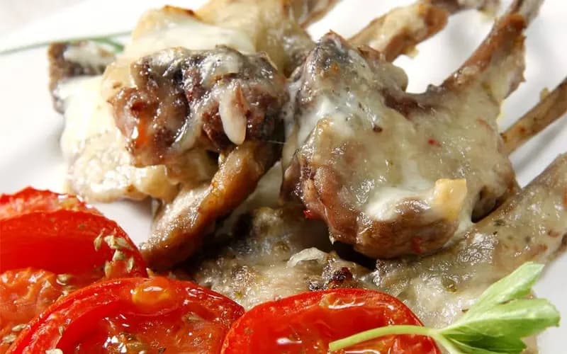 Chuletas de cordero gratinadas Matoff