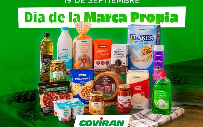 La marca propia de Covirán facilita el ahorro en la vuelta a la rutina con una promoción de productos esenciales